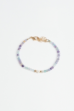 Bracelet Gray/Blue Beads